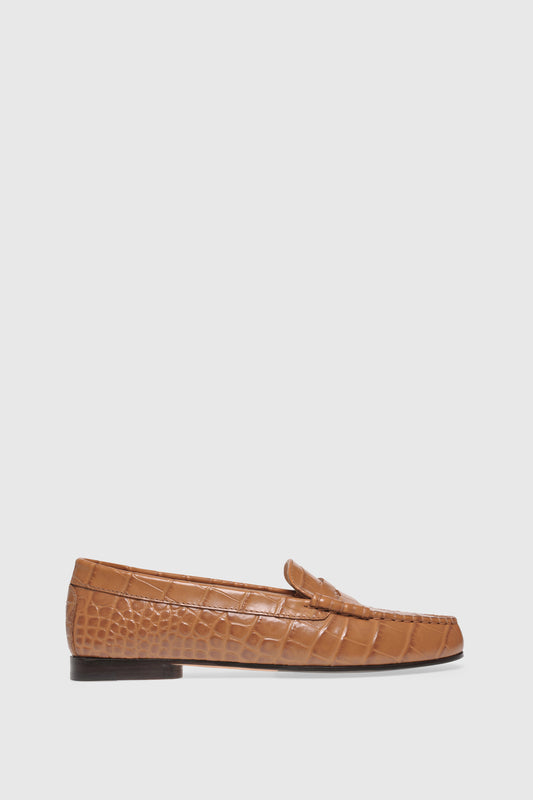 Loafer 1490 Cocco Stampato Nocciola