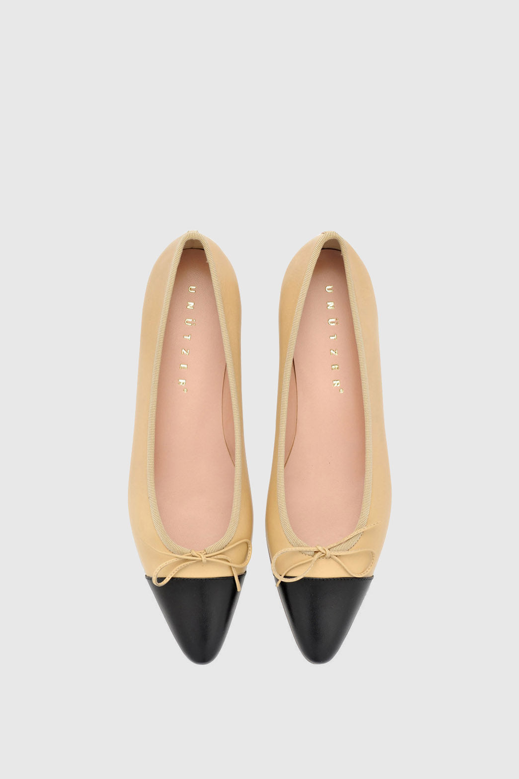 Ballerina 2056 Nappa Beige Black