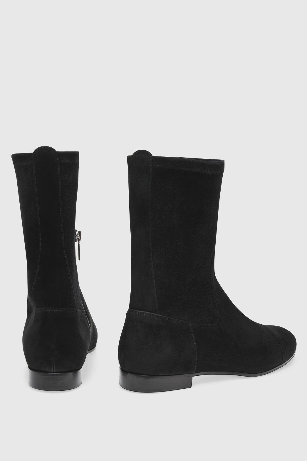 Ankle boots 7336 Camoscio Stretch Black