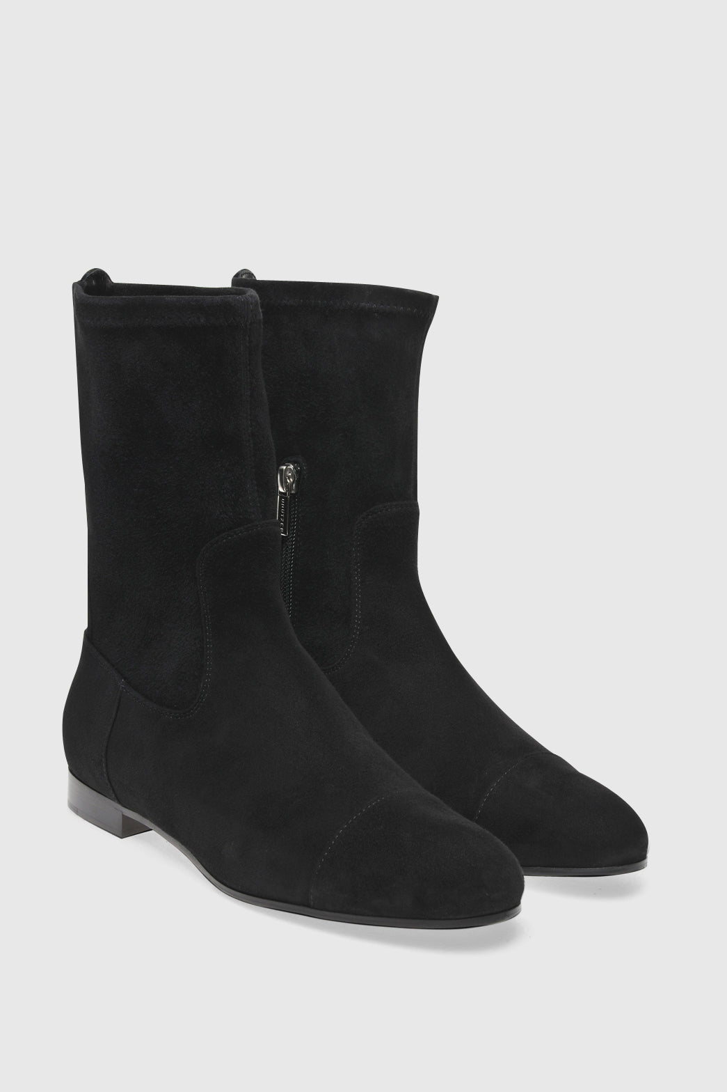 Ankle boots 7336 Camoscio Stretch Black