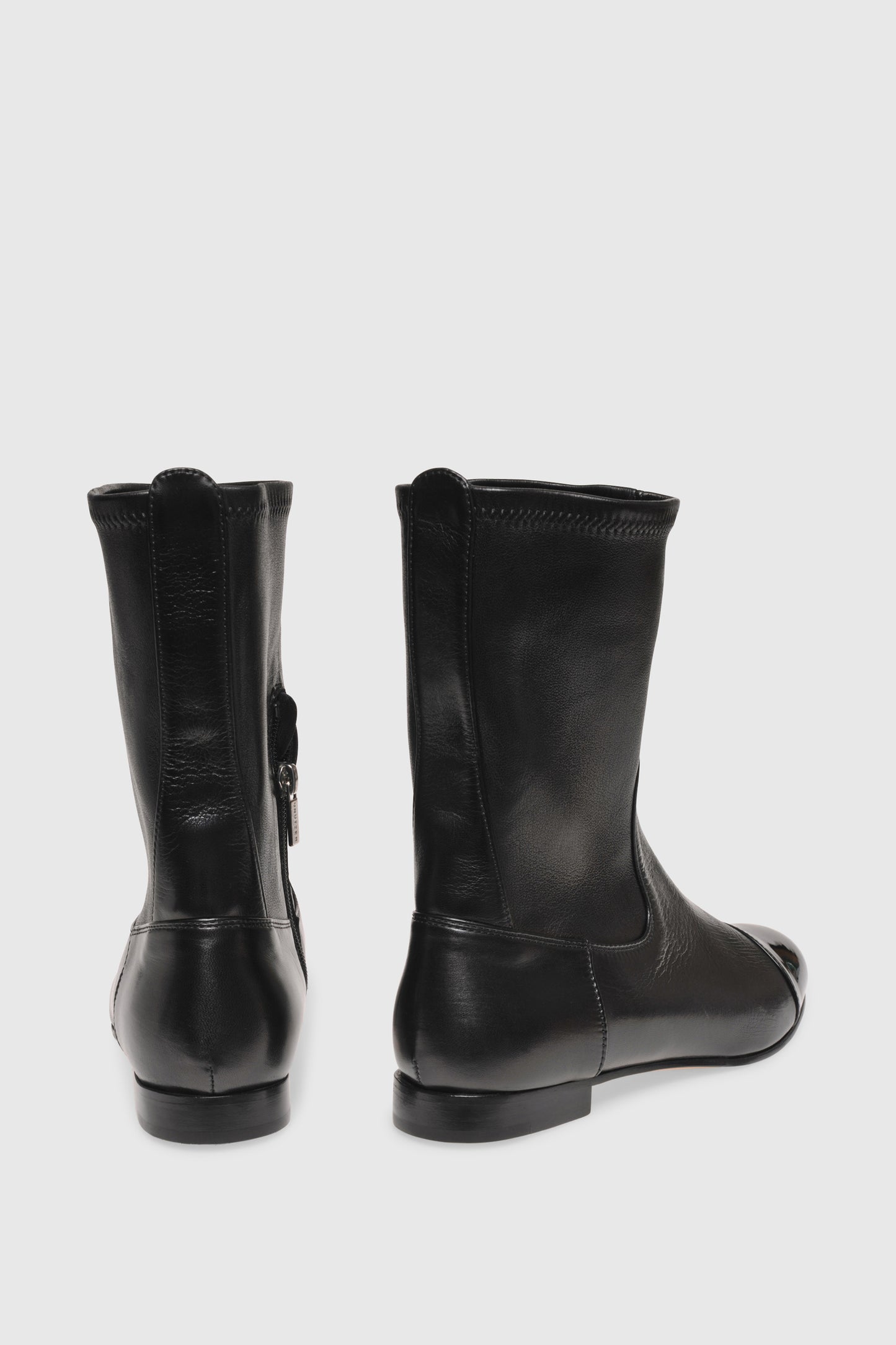 Ankle boots 7336 Nappa Stretch Vernice Black