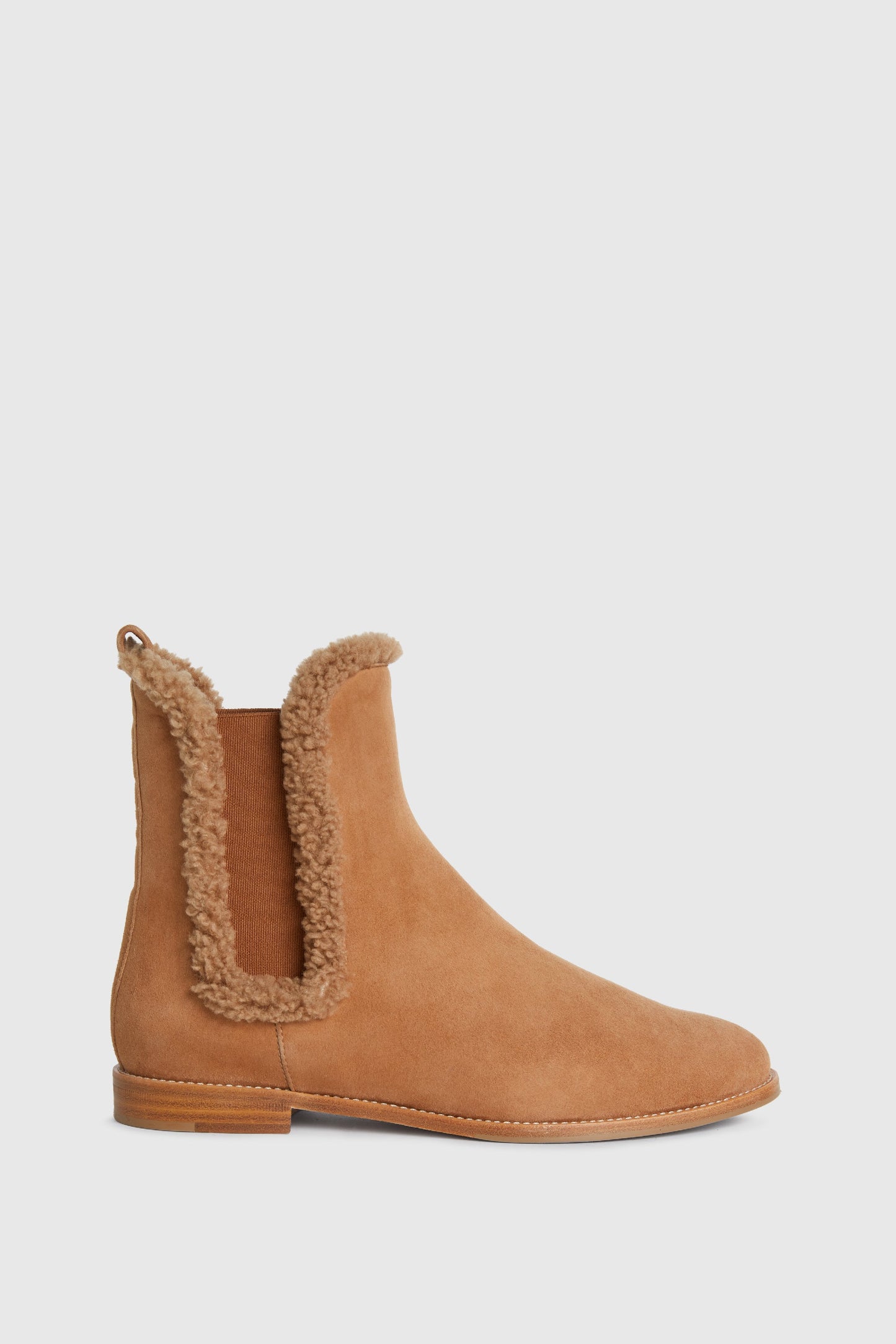 Ankle boot 8110 Camoscio Brandy Shearling Brandy 