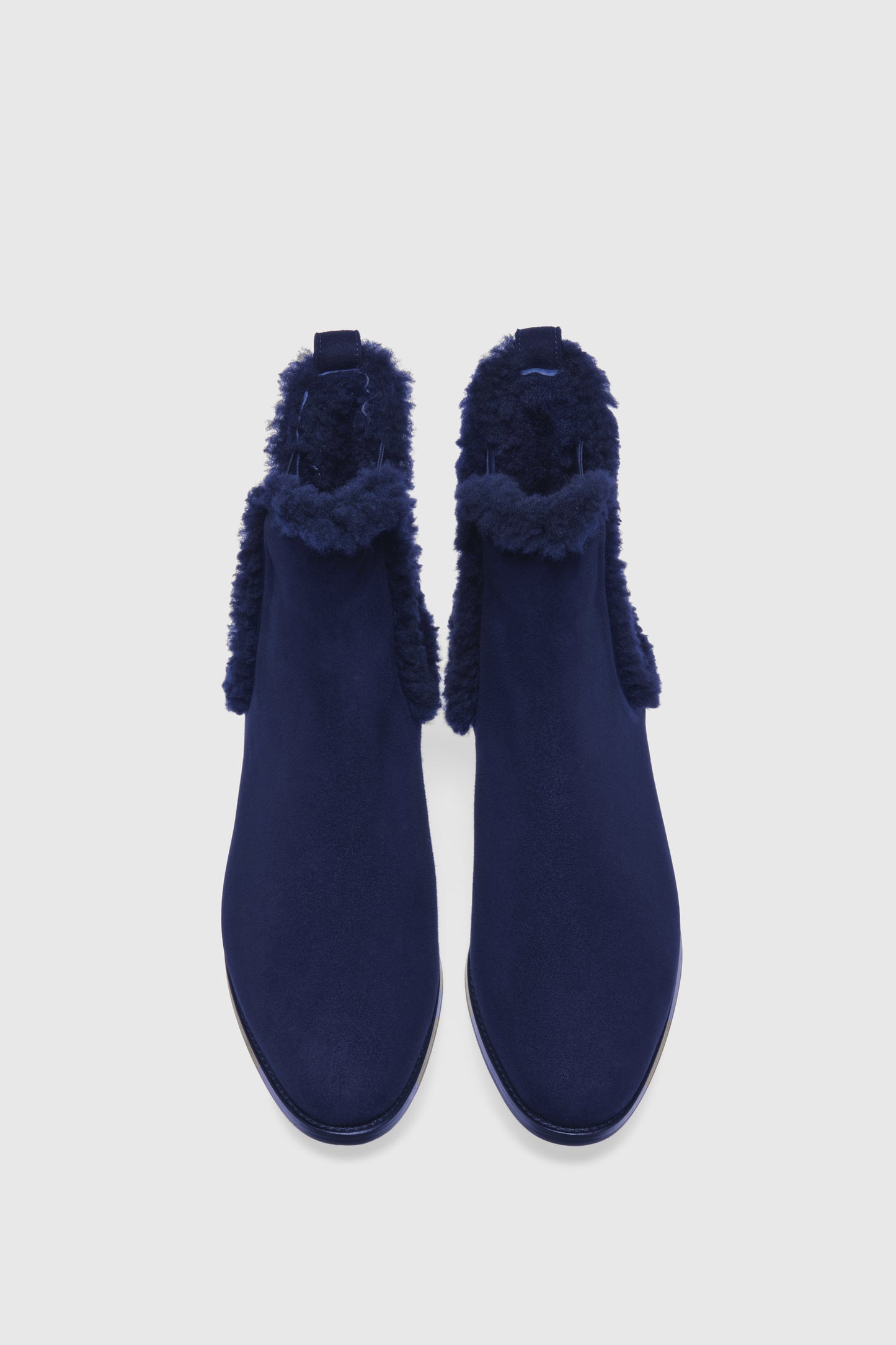 Ankle Boots 8110 Camoscio Navy Shearling Navy