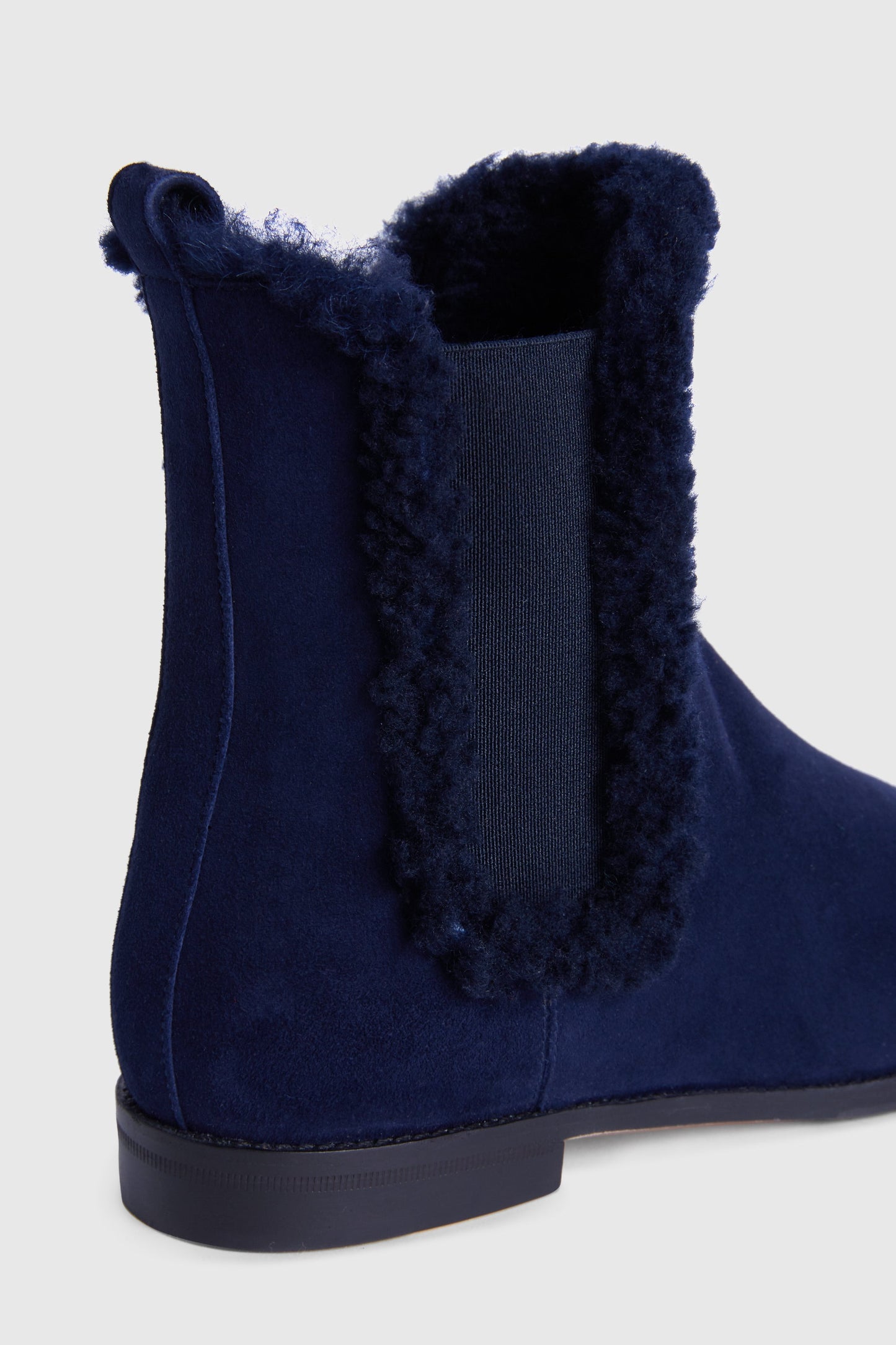 Ankle Boots 8110 Camoscio Navy Shearling Navy