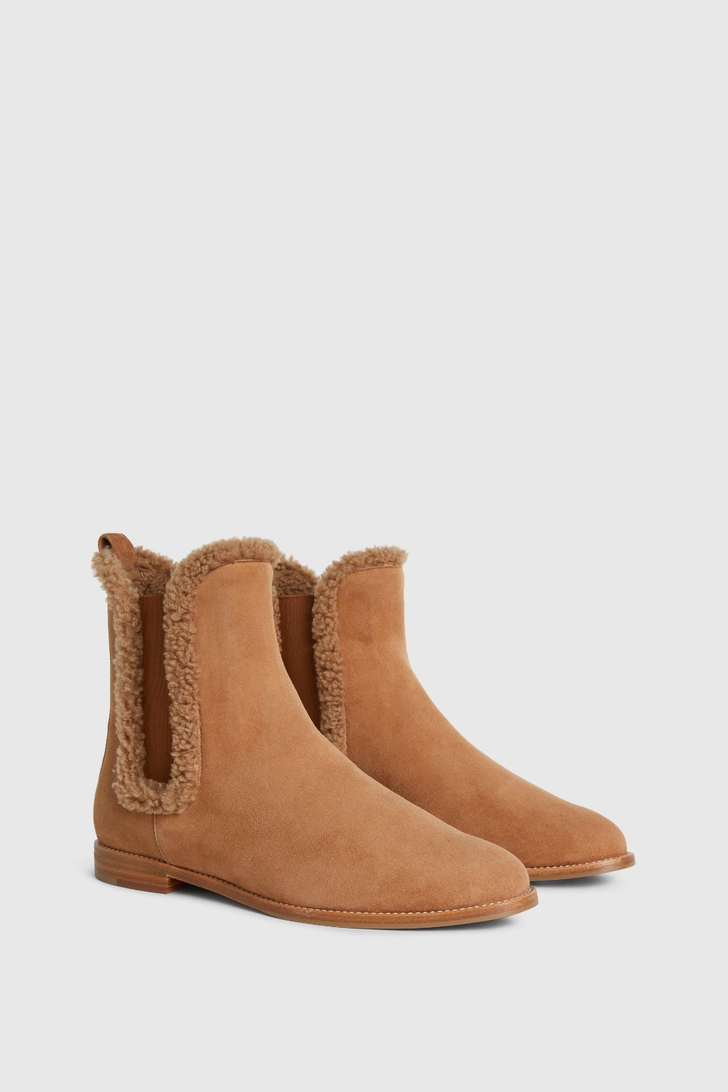 Ankle boot 8110 Camoscio Brandy Shearling Brandy 