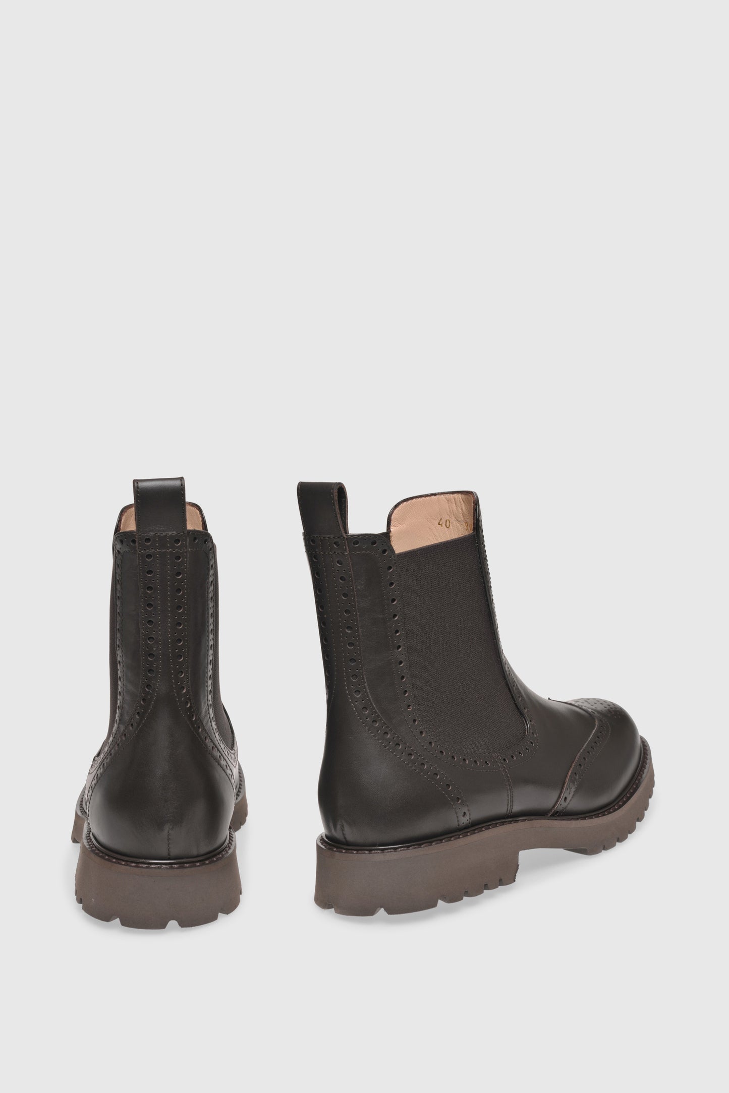Ankle boots 9088 Chocolate Cioccolato Vitello