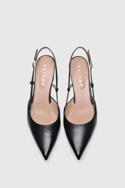 Slingback 9317 Nappa Black
