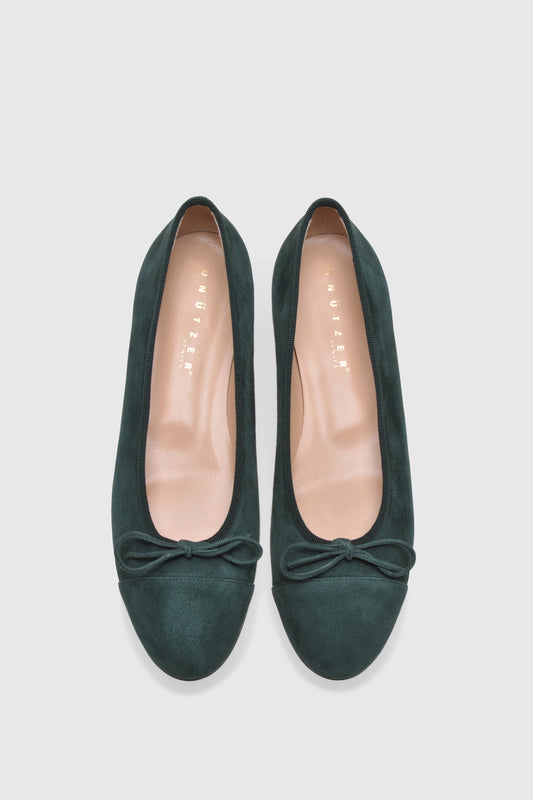 Ballerina 963 Camoscio Pino Scuro