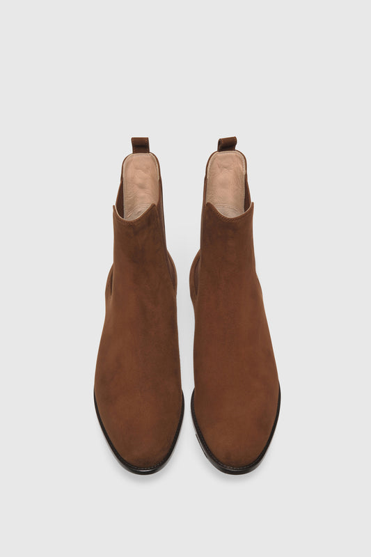 Stiefelette 999 Camoscio Cognac