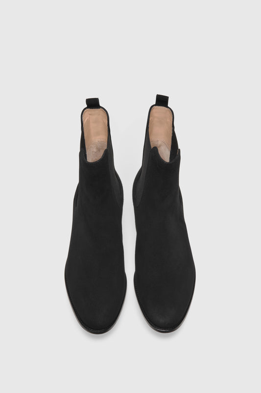 Stiefelette 999 Camoscio Black