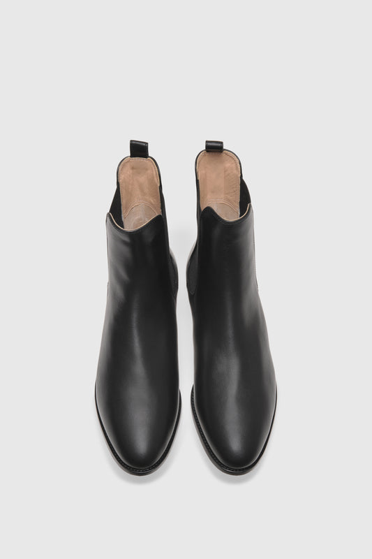 Stiefelette 999 Vitello Black