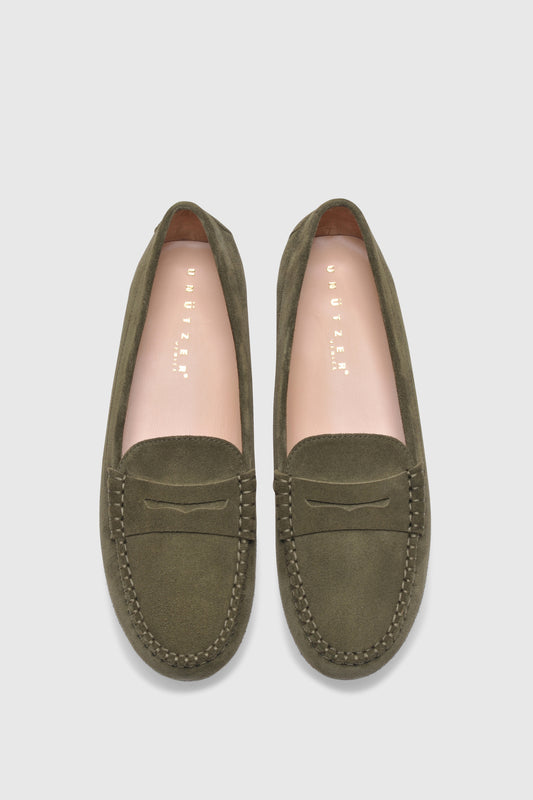 Loafer 1490 Velour Khaki