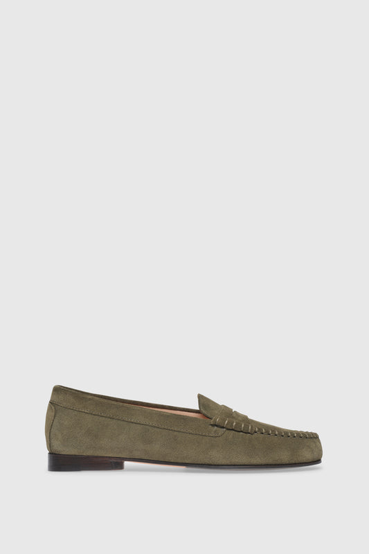 Loafer 1490 Velour Khaki