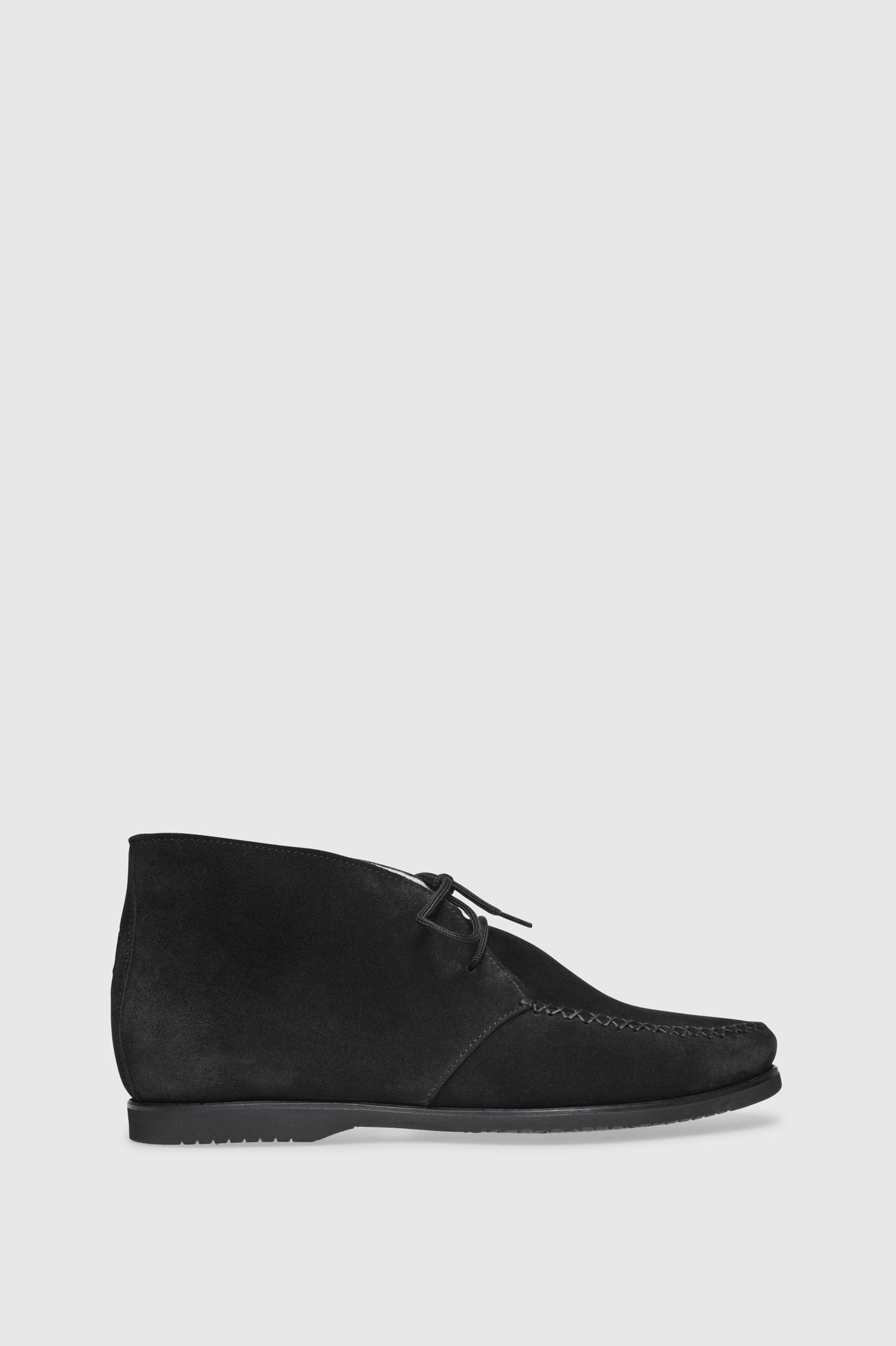 Ankle boots U96 Velor Black Shearling Latte