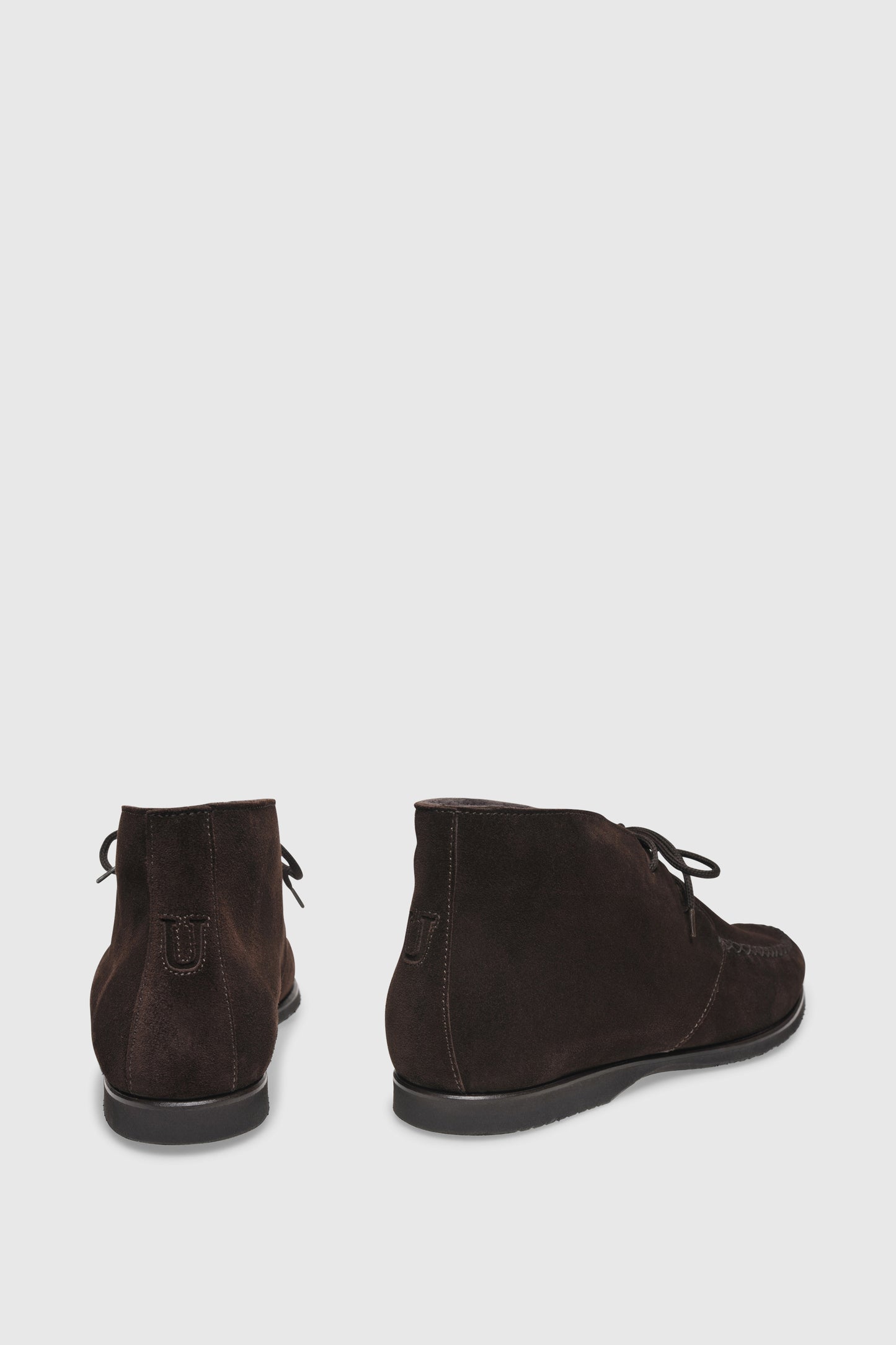 Ankle boots U96 Velor Dark Brown Shearling Dark Brown