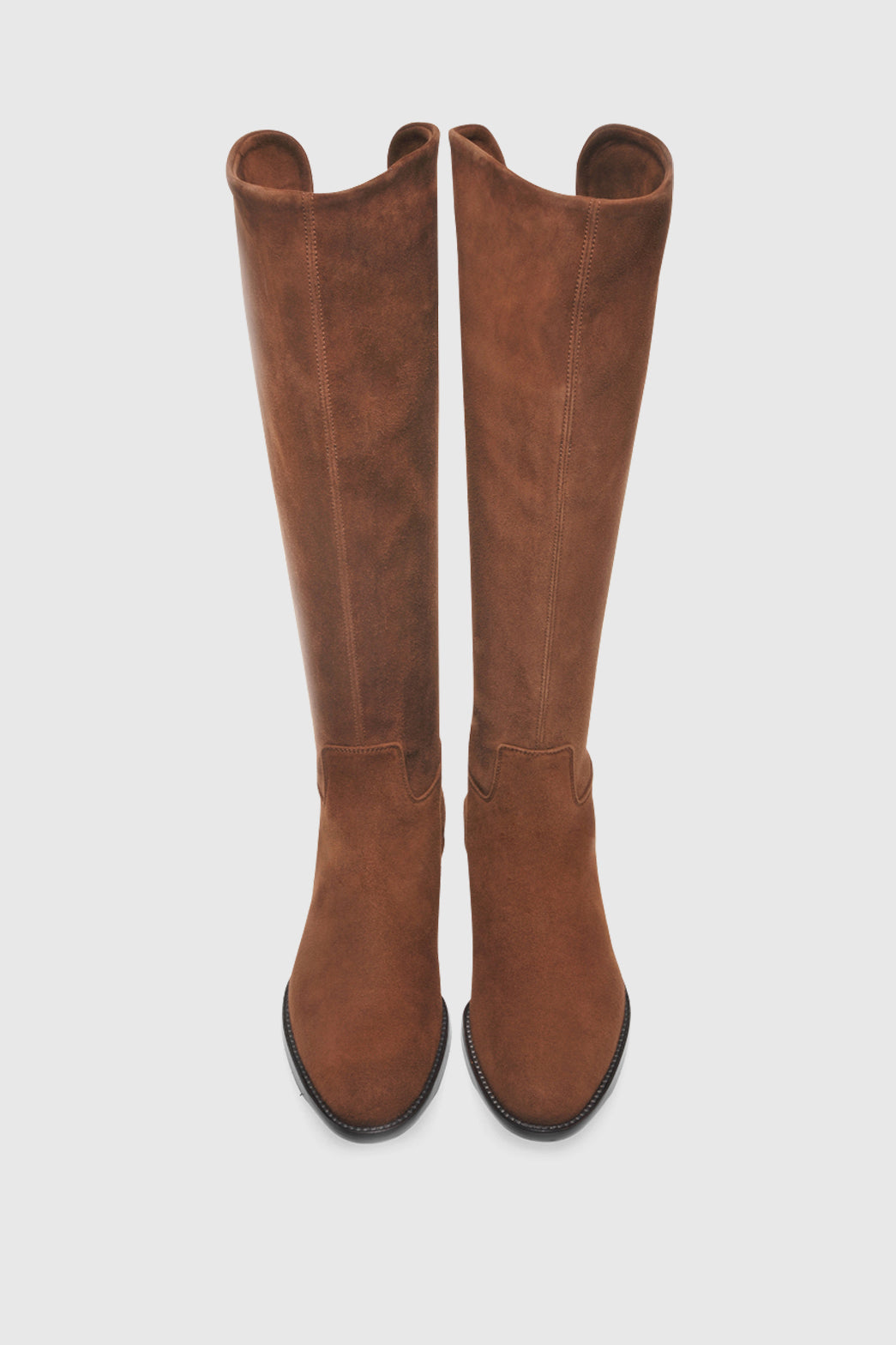 Boots Damen Flach Stiefeletten Braun Cognac Unützer Stiefel