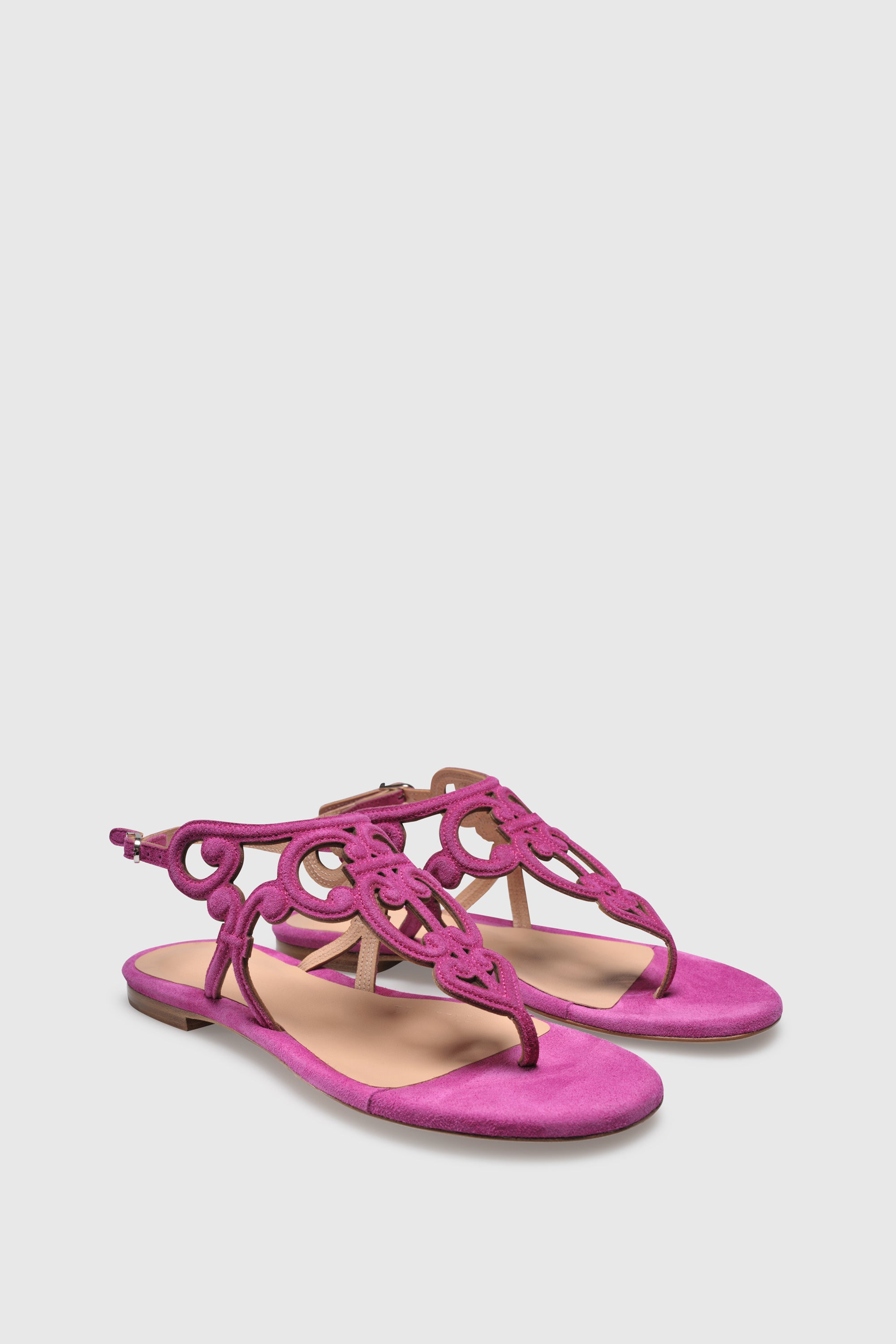 Sandale 7725 Unützer Velour – Pink