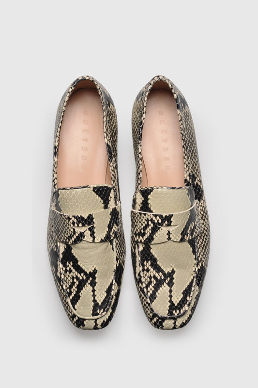 Loafer 9321 Pitone Stampato Roccia