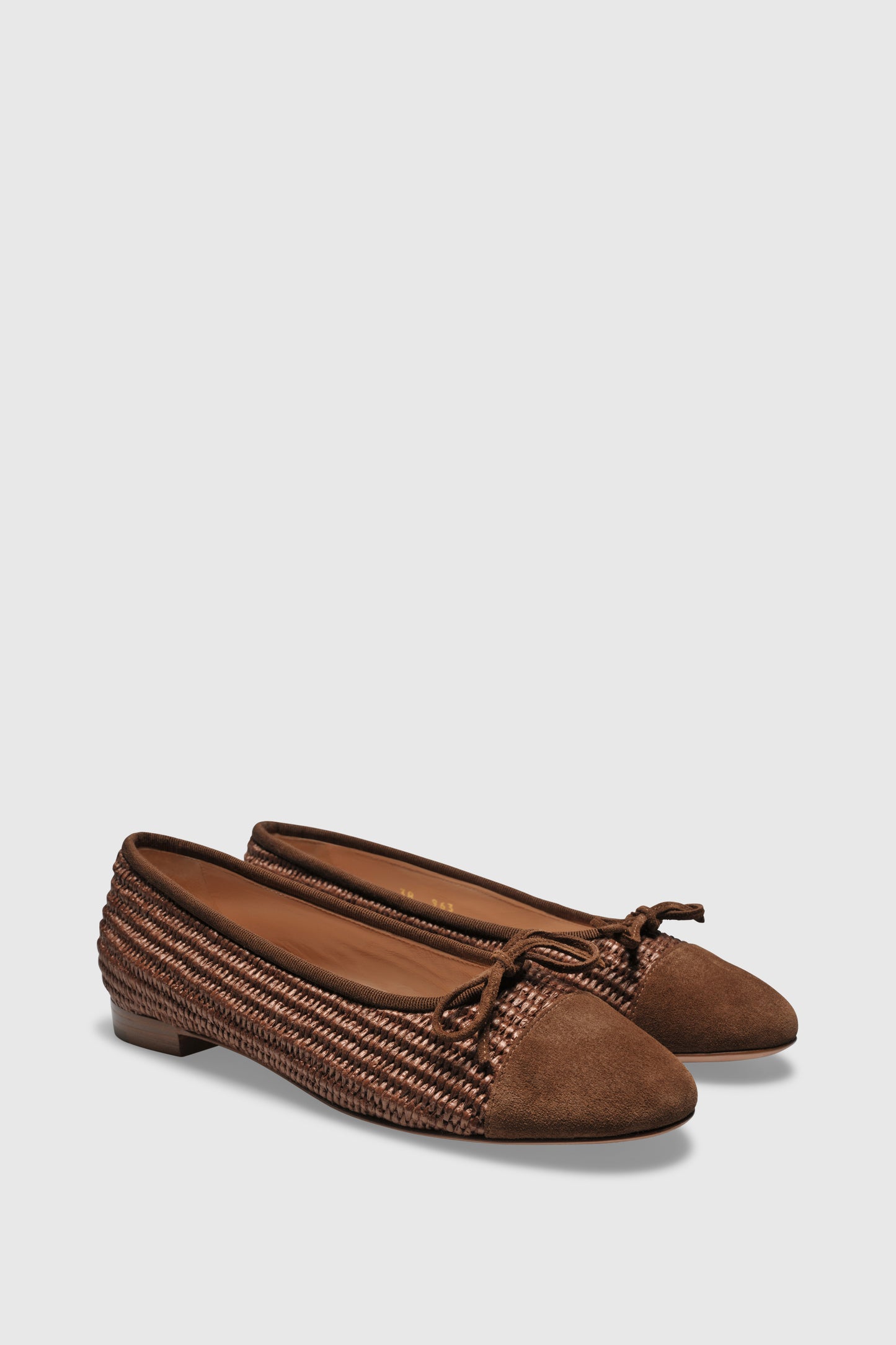 Ballerina 963 Raffia Velor Cioccolato